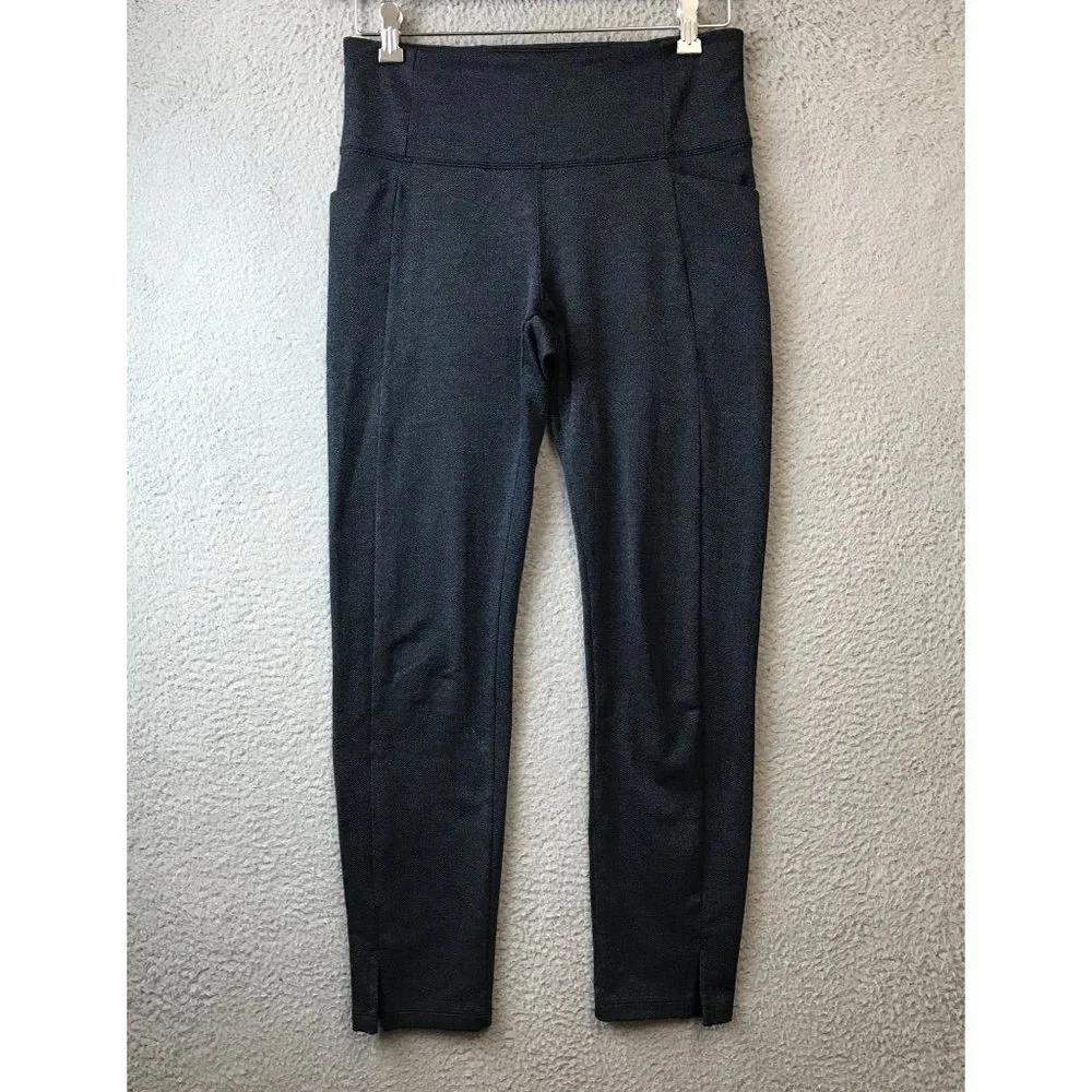 Athleta Pants Womens S Black Pants Side Pockets High Rise